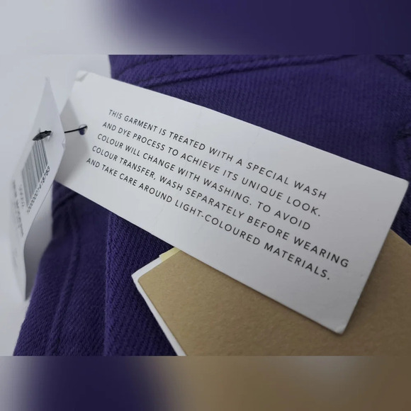 NWT Wilfred New Modern Utility Pants Mid Rise Straight Leg Deep Violet Size 00 - Picture 7 of 11